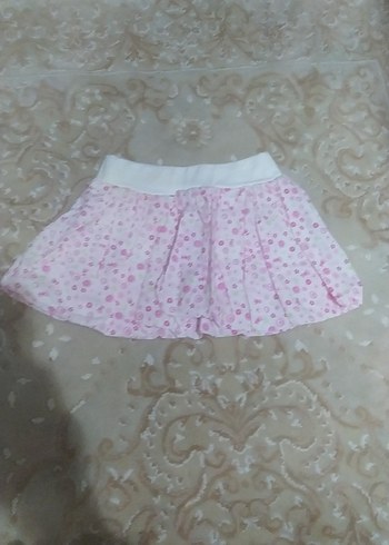Pembe Kız Çocuk Fırfırlı Etek 2yaş