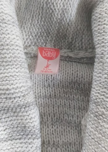 Gri Bohem Örgü erkek Hırka - Görsel 7