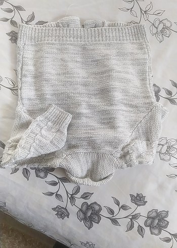 Gri Bohem Örgü erkek Hırka - Görsel 10