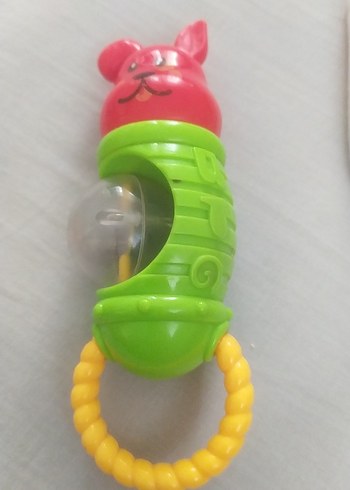 Renkli Diş Kaşıyıcı ve Çıngırak Seti bebek için uyumlu - Görsel 7