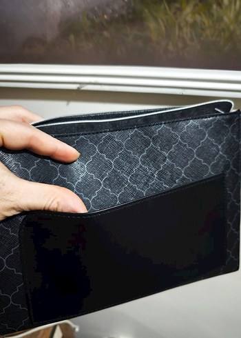 Lanvin Siyah Fermuarlı Makyaj Çantası - Görsel 5