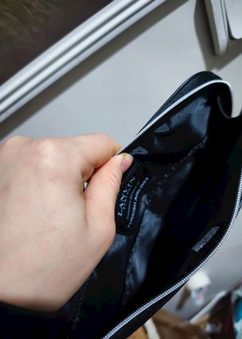 Lanvin Siyah Fermuarlı Makyaj Çantası - Görsel 3