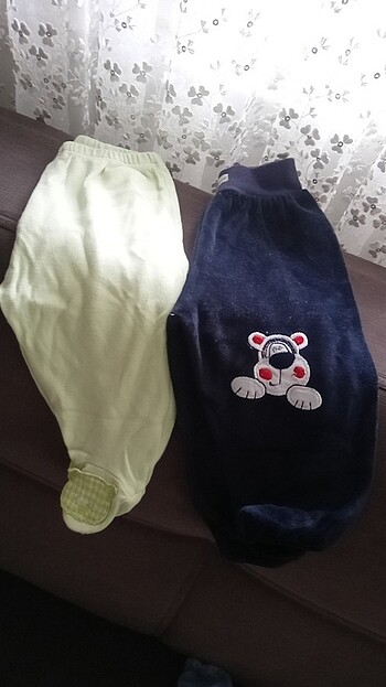 0-1 Ay Beden çeşitli Renk Ayaklı pijama erkek bebek penye kadife