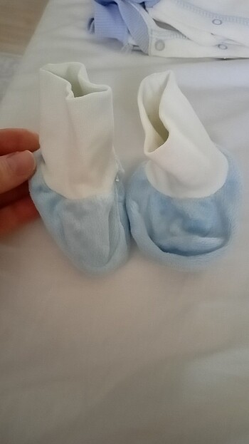 Peluş kadife patik çorap yeni doğan bebek