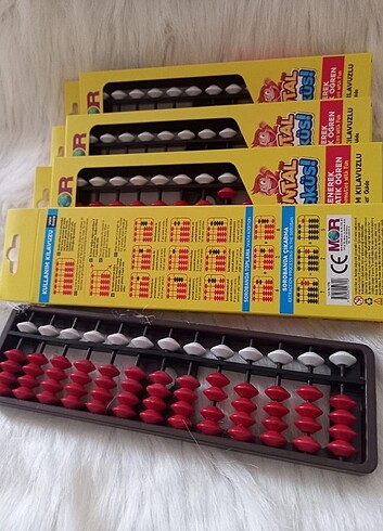 13 basamaklı mental soroban abaküs