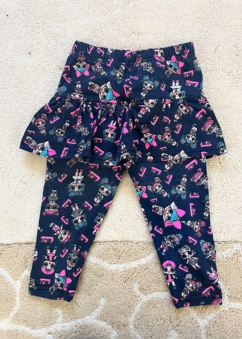 Kız Çocuk Fırfırlı Street Wear Tayt - Görsel 2