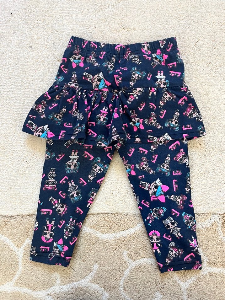 Kız Çocuk Fırfırlı Street Wear Tayt - Görsel 2