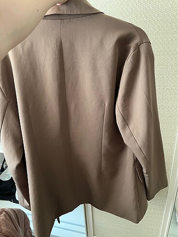 42 Beden kahverengi Renk Blazer ceket