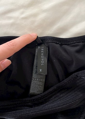 Siyah Strappy Bikini Altı - Görsel 2