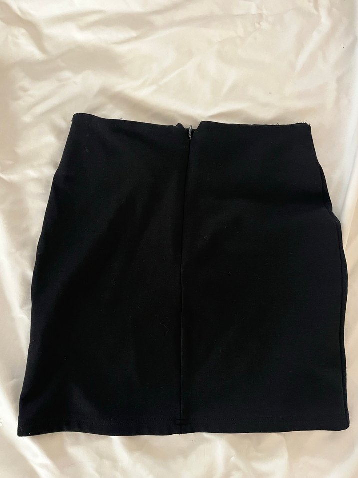 Siyah Mini Midi Etek - Görsel 3