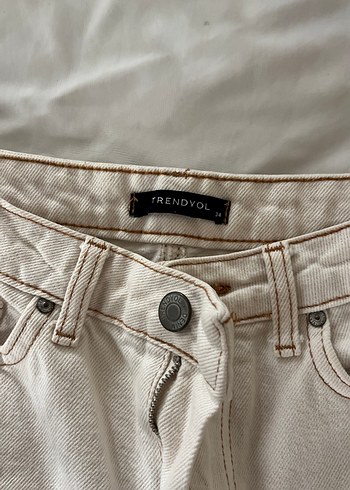 Trendyol & Milla Bej Regular Fit Kadın Jean