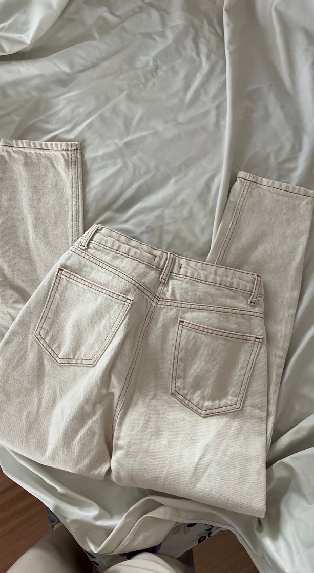 Bej Regular Fit Kadın Jean - Görsel 3