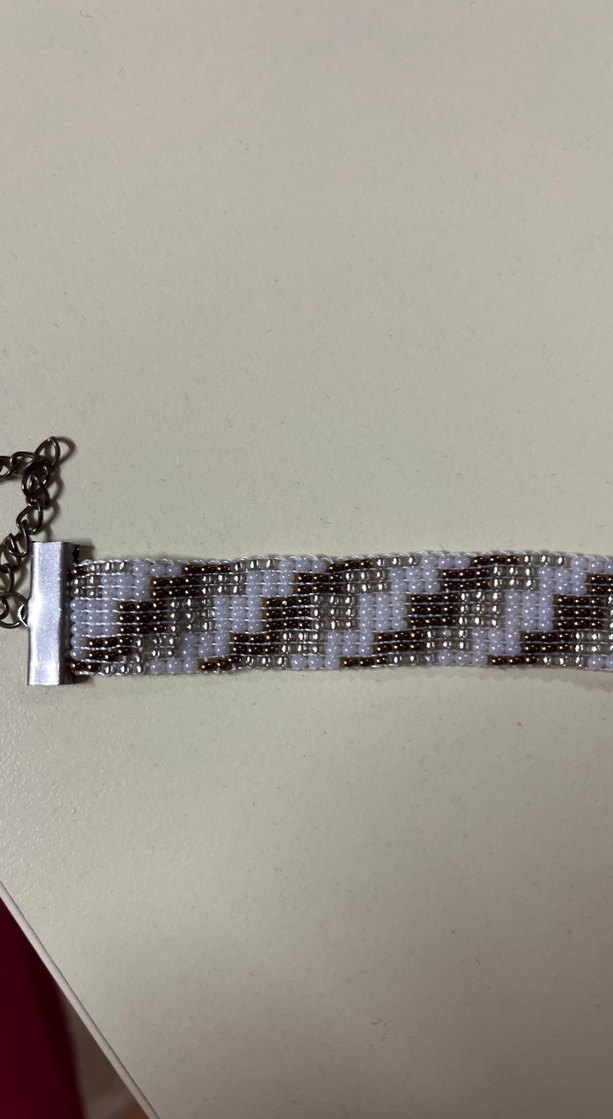 Yılan Desenli Boncuklu Kadın Bileklik - Görsel 2