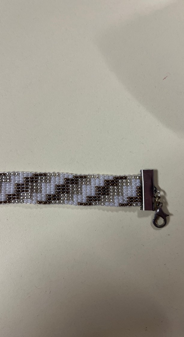 Yılan Desenli Boncuklu Kadın Bileklik - Görsel 3