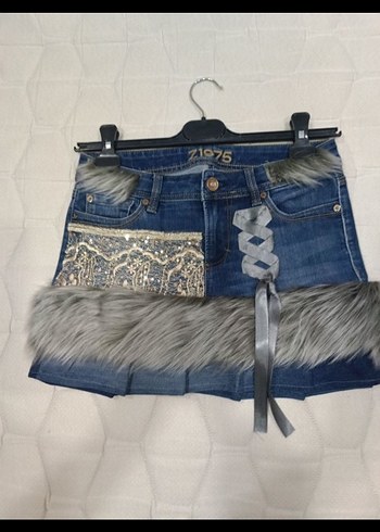 American Vintage y2k Pinterest tasarım fur etek