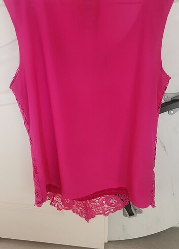 Bayan sıfır kol bluz - Görsel 4