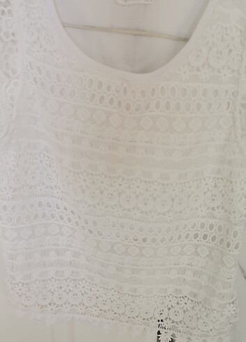 Bayan sıfır kol bluz - Görsel 6