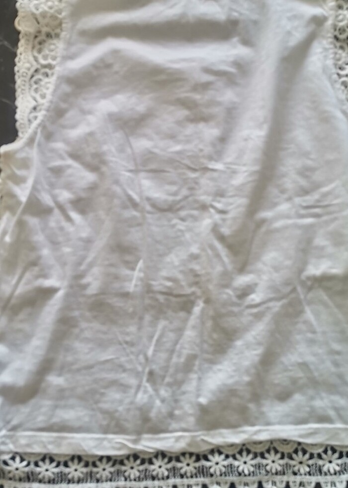 Bayan sıfır kol bluz - Görsel 4