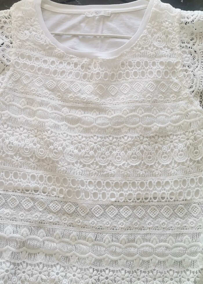 Bayan sıfır kol bluz - Görsel 3