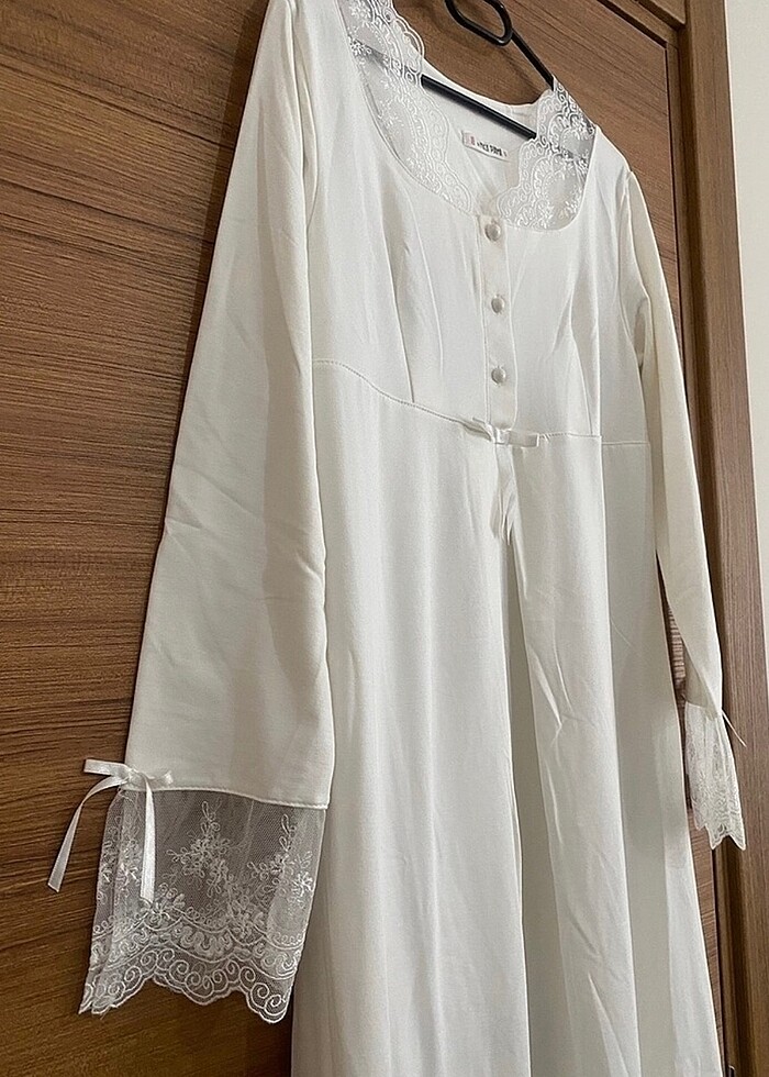 Lohusa gecelik pijama - Görsel 3