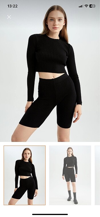 Defacto Crop Kazak