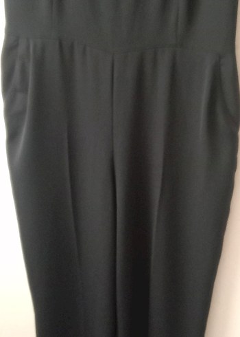 Kadın Siyah Kemerli Uzun Tulum - Görsel 12