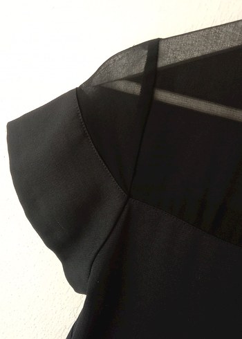 Kadın Siyah Kemerli Uzun Tulum - Görsel 4