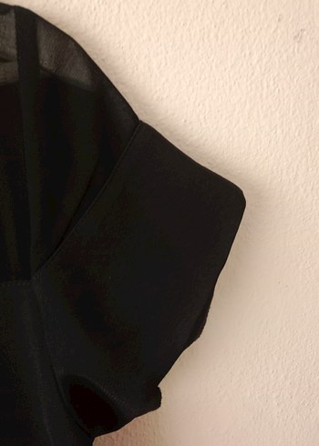 Kadın Siyah Kemerli Uzun Tulum - Görsel 5