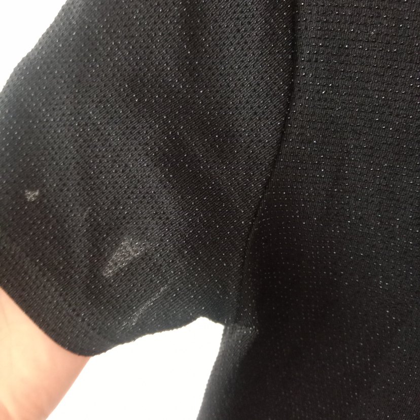 Kemerli Siyah Keten Midi Kadın Tişört - Görsel 5