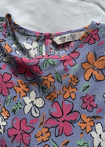 Çiçek Desenli Bohem Kız Elbisesi - Görsel 4