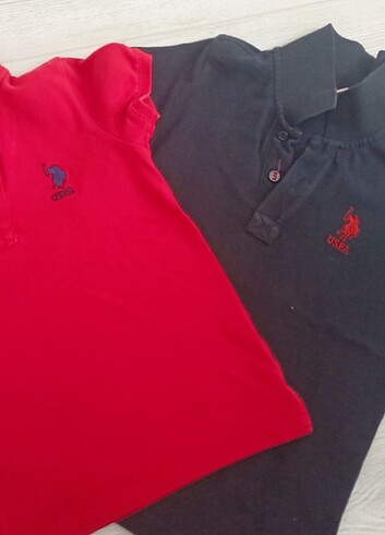 Us.polo 2li tişört 5-6 yaş