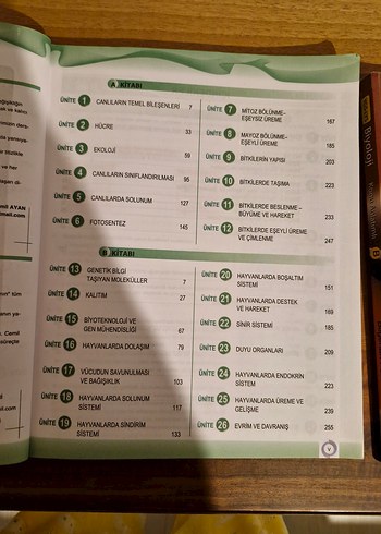 Biyoloji Konu Anlatımlı Kitap - Bilgehan Peri - Görsel 3