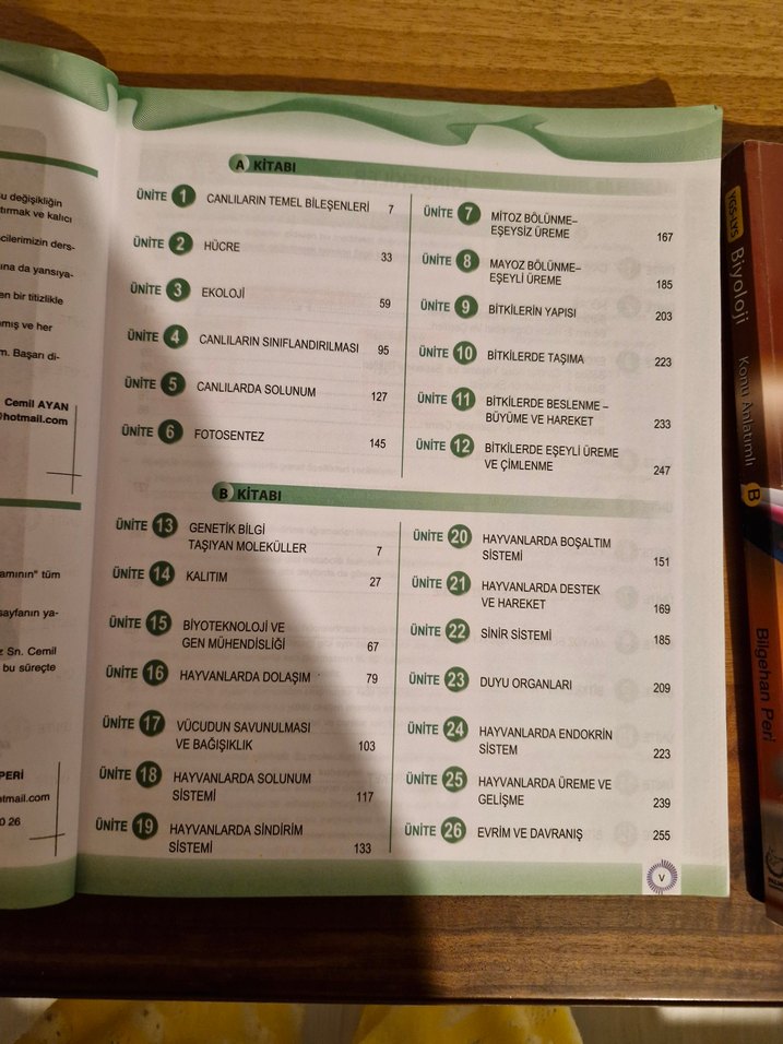 Biyoloji Konu Anlatımlı Kitap - Bilgehan Peri - Görsel 3