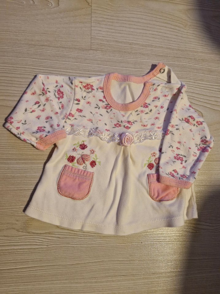 Uzun Kollu Bebek Kız Takımı - Görsel 2