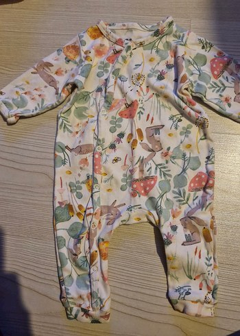 Pastel Baskılı  Bebek Tulum - Görsel 2