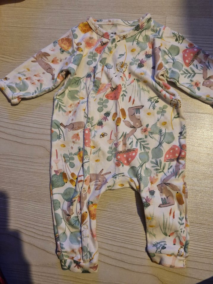 Pastel Baskılı  Bebek Tulum - Görsel 2