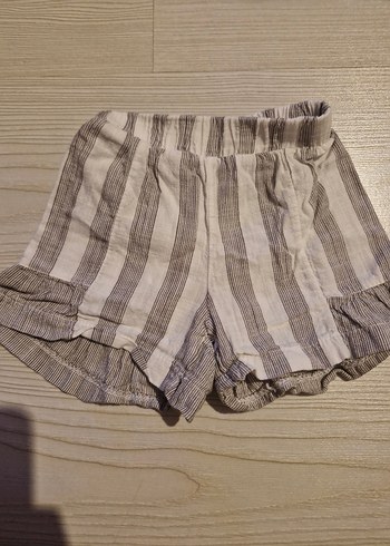 Nakışlı Yakalı Kız Keten Bluz - Görsel 3