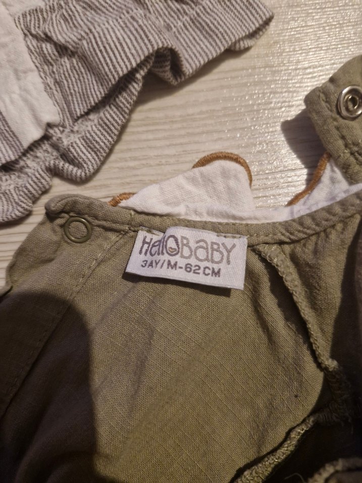 Nakışlı Yakalı Kız Keten Bluz - Görsel 5