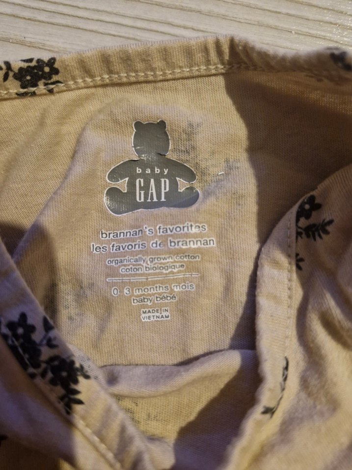 Uzun Kollu Bej Kız Bebek Body - Görsel 4