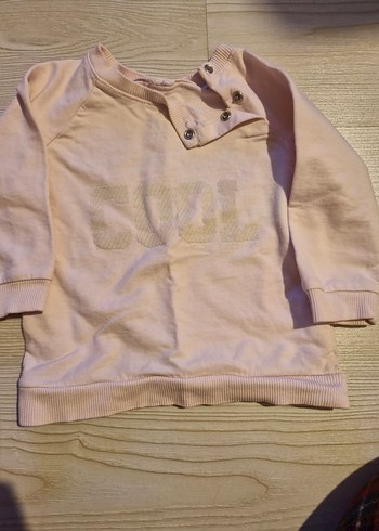 Kız Çocuk Kahverengi Uzun Kollu Sweatshirt - Görsel 4