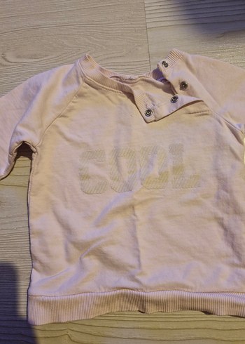 Kız Çocuk Kahverengi Uzun Kollu Sweatshirt - Görsel 3