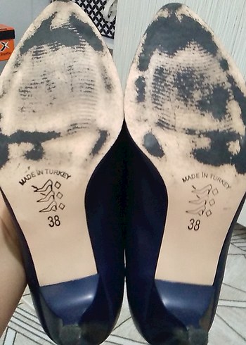 Klasik Lacivert Stiletto Topuklu Kadın Ayakkabı - Görsel 5