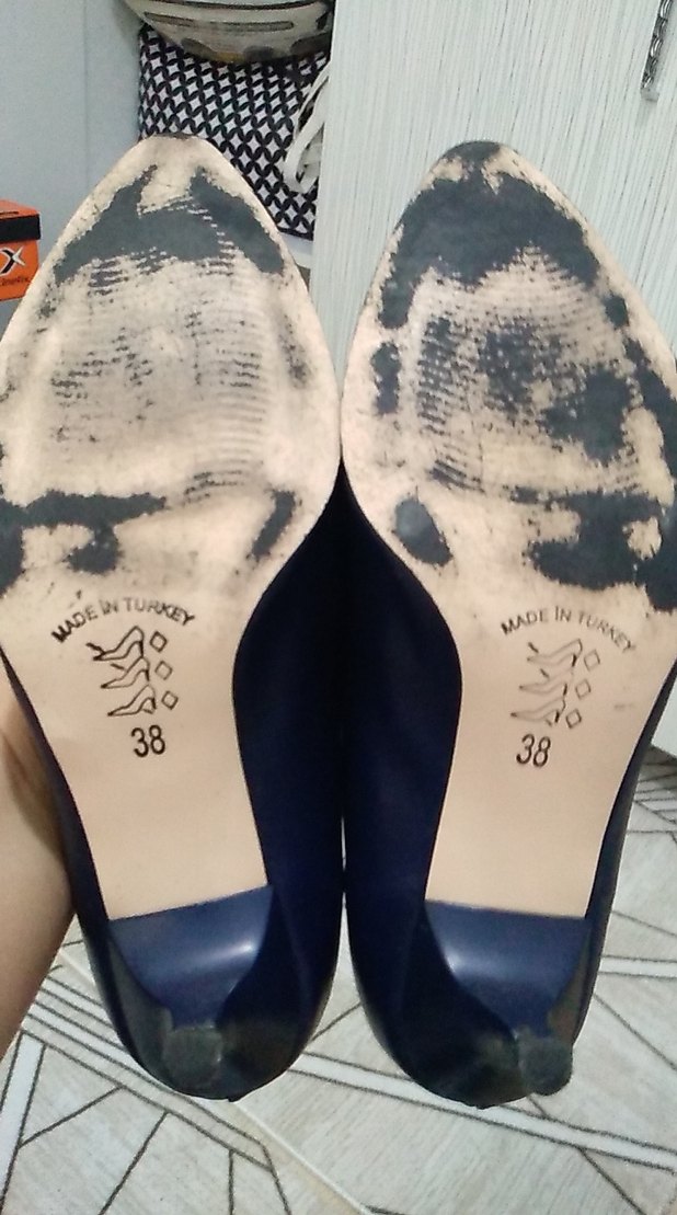 Klasik Lacivert Stiletto Topuklu Kadın Ayakkabı - Görsel 5