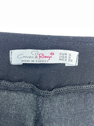 s Beden siyah Renk PreLoved Kumaş Pantolon %70 İndirimli.