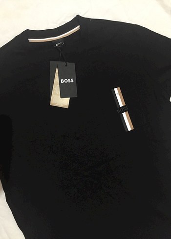 xxl Beden siyah Renk Hugo Boss Siyah Erkek Tişört