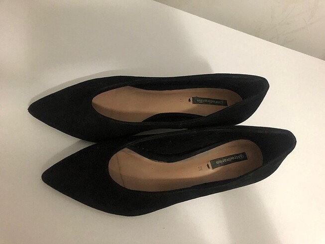 Dolgu topuklu süet stiletto