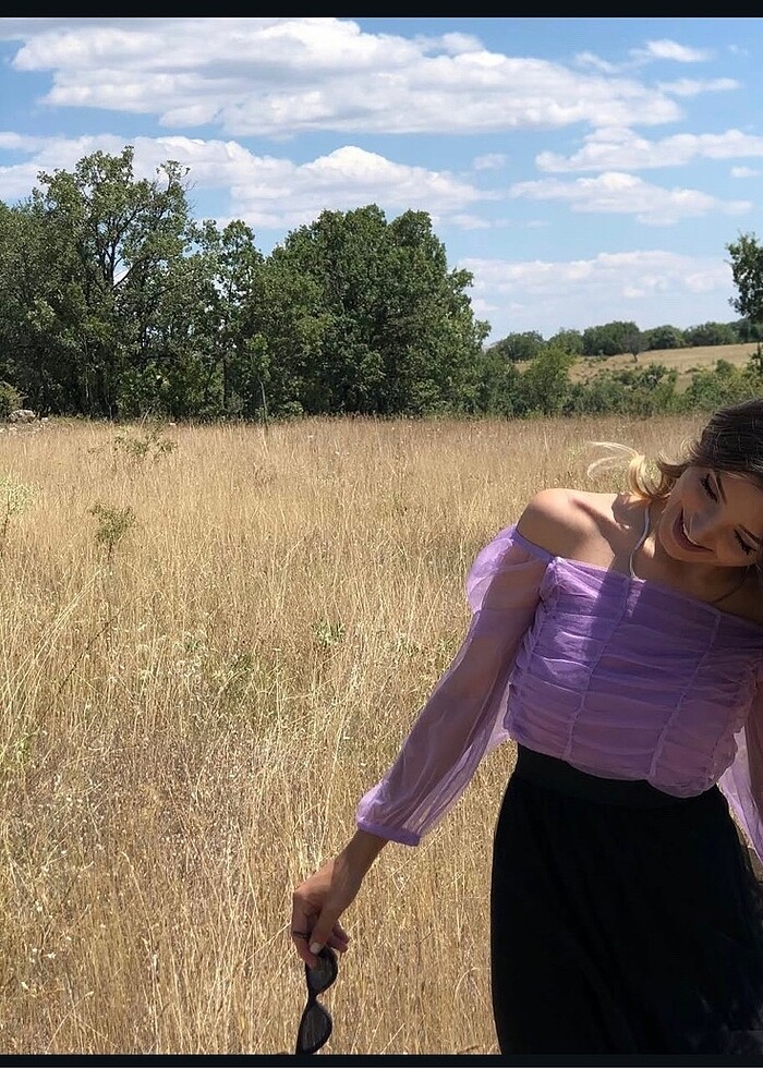 Mor bluz - Görsel 2