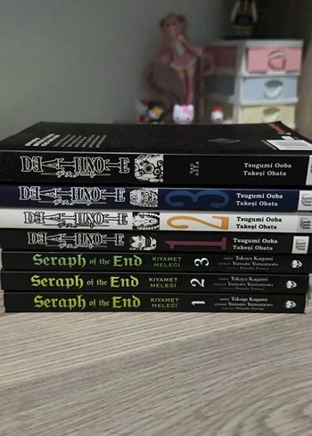 Death Note ve Seraph of the End Manga Seti