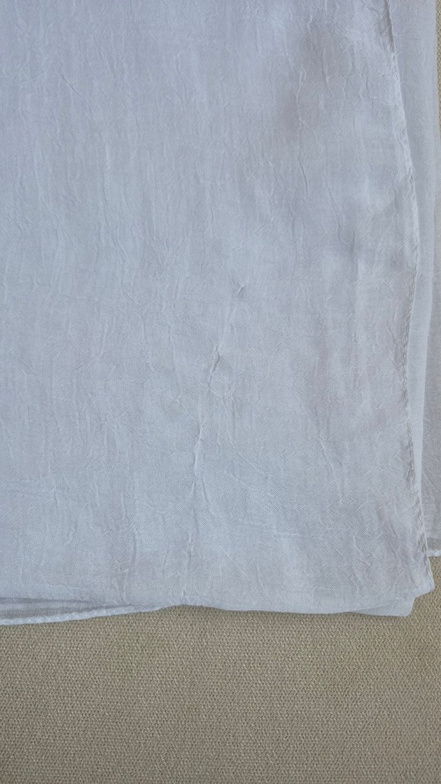 beyaz jawel konfor eşarp - Görsel 3