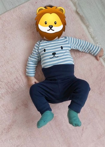 Mavi Bebek Erkek Uzun Kollu Takım - Görsel 2